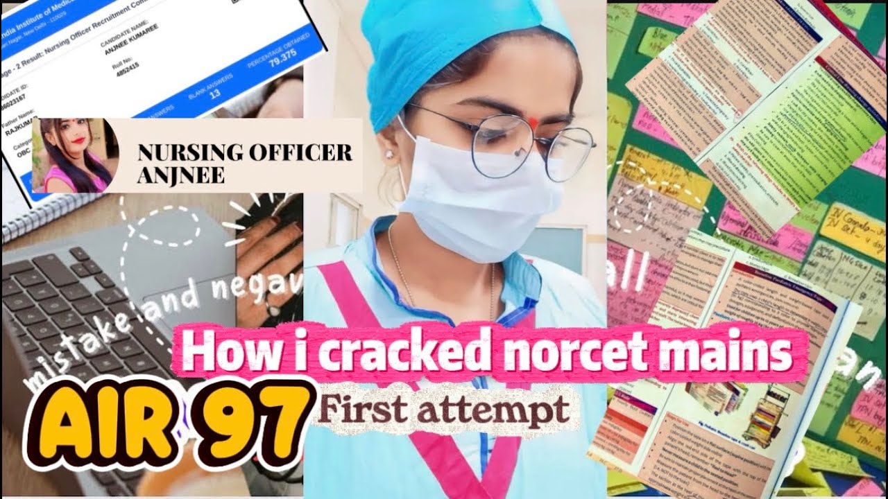 How i cracked norcet mains🎯In first attempt📚 mistake to avoid .🌈how to control negative ? attempted 