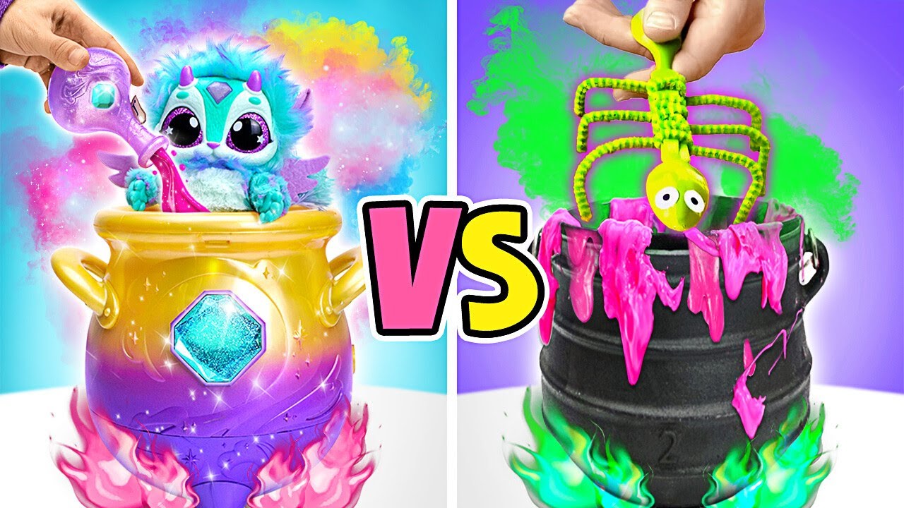 Let's Mix Magical Potion With Surprise Creatures✨ How To Make Cute Little Monsters🦎 DIY Tutorial