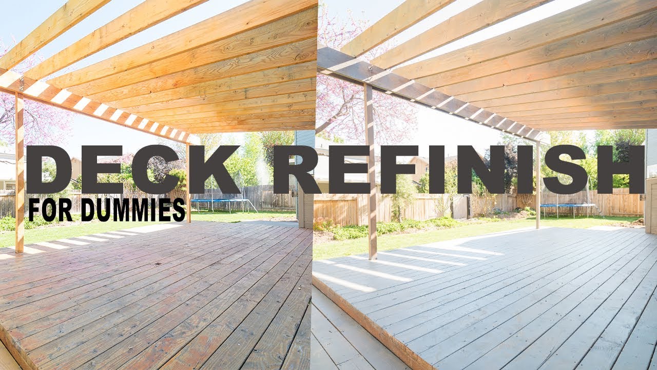 Deck Refinishing | How-To Clean, Strip, Sand, Restain