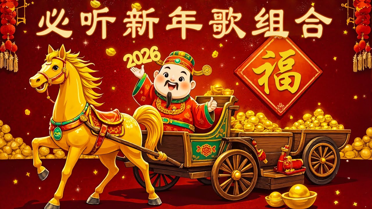 2026春节音乐精选 🎶 新年群星传统贺岁专辑 🧨 Chinese New Year Song 2026