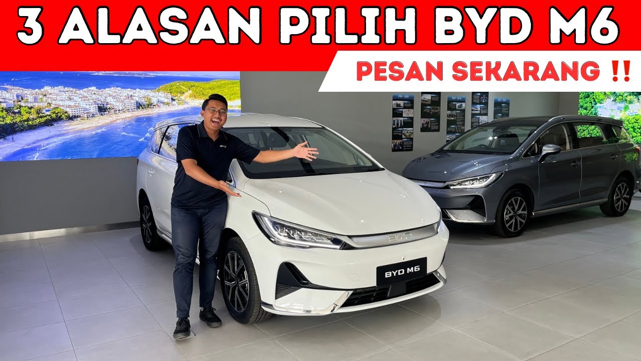 BYD M6 MPV BESTCAR EV | SOLUSI KENDARAAN OPERASIONAL KANTOR/KELUARGA ‼️