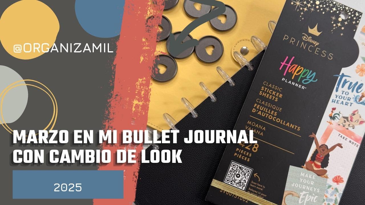 Marzo 2025 en mi Bullet Journal / con cambio de look