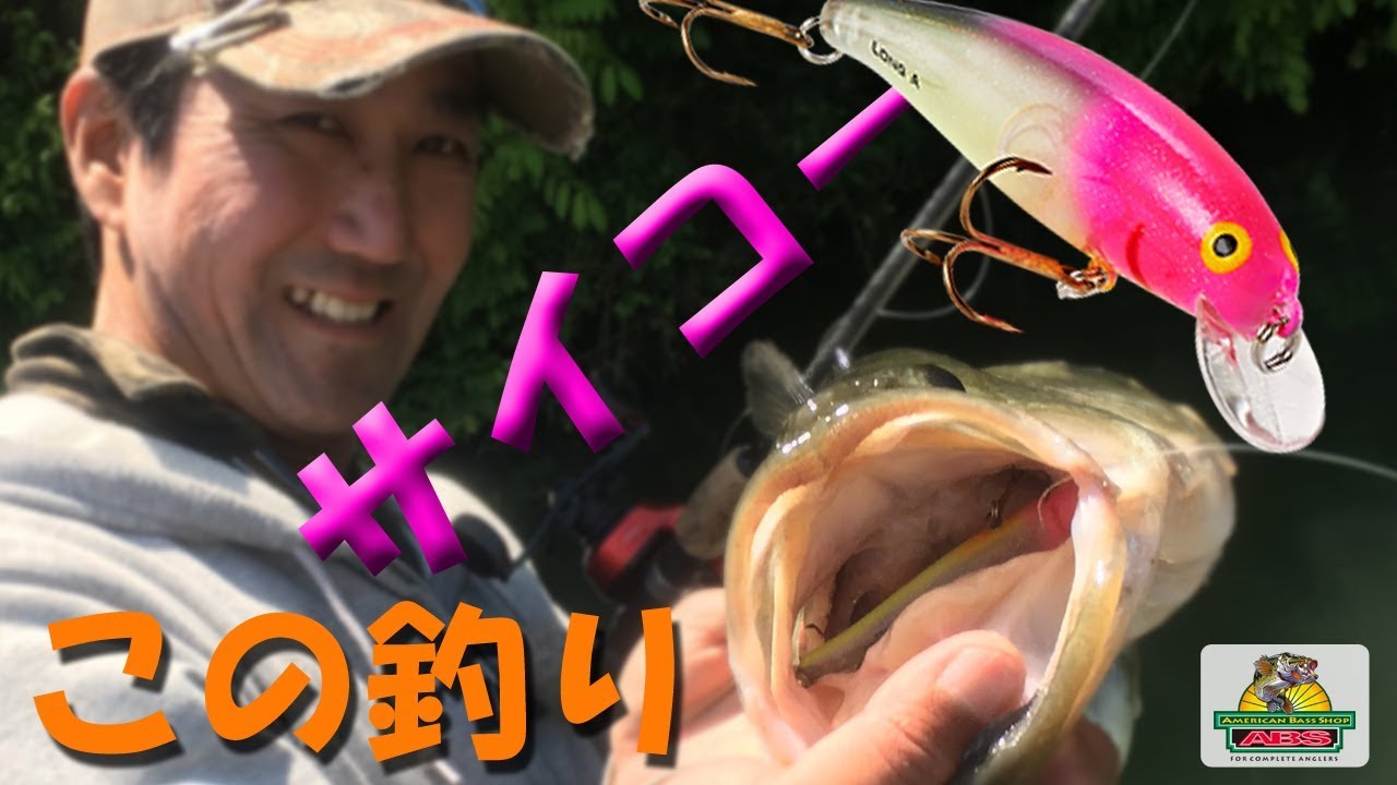 ジャーキング入門者にはボーマーのロングA【B14A】がお勧め！　ABSバス釣り動画　BOMBER LONG A