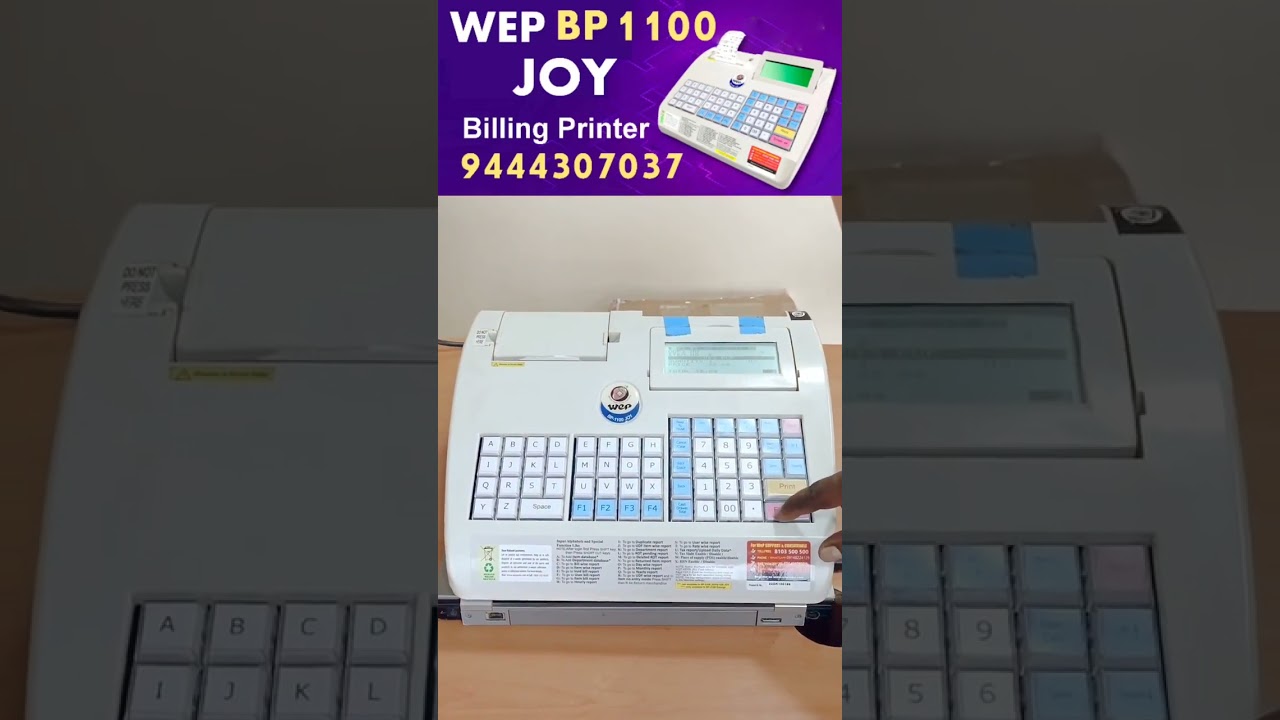WEP BP 1100 JOY Billing Machine for Sales in Chennai