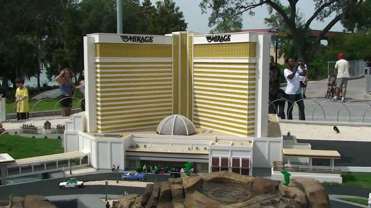 LEGOLAND Florida, MINILAND Las Vegas Strip 10/15/11 Opening Day - Luxor, Mirage, MGM Grand, Venetian