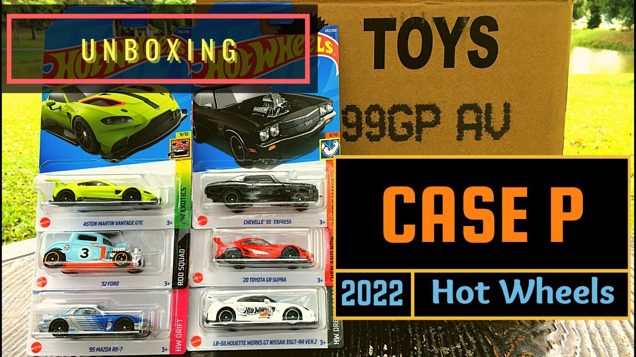 Outdoor Unboxing - Hot Wheels 2022 Case P