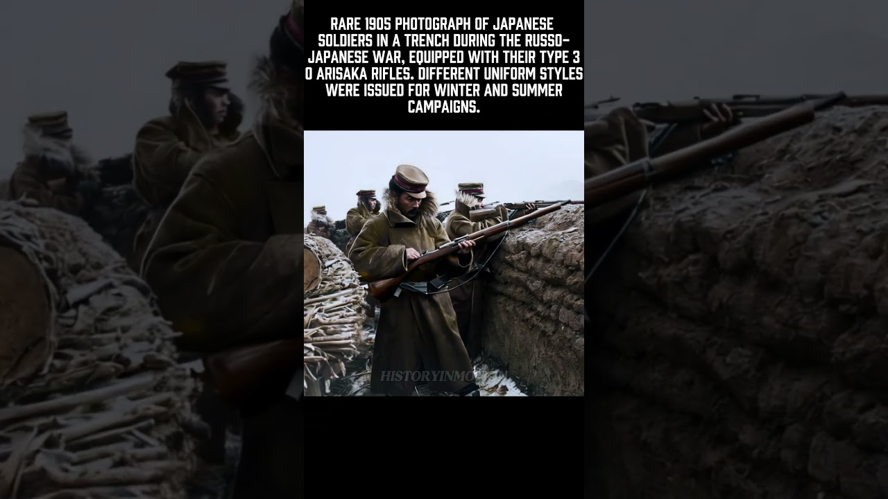 Russo-Japanese War in Color -The Trenches of 1905