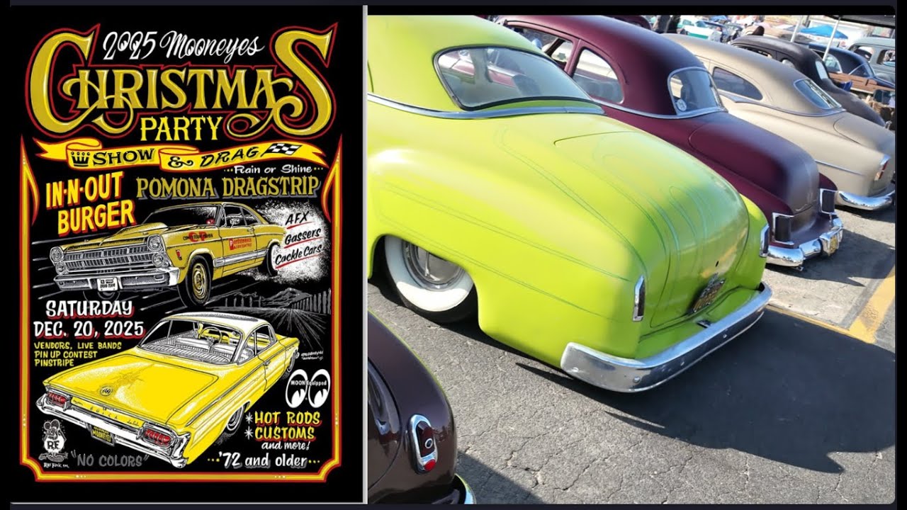 Mooneyes Christmas Party 2025 FULL Walkthrough | Over 2000 Custom & Classic Cars!