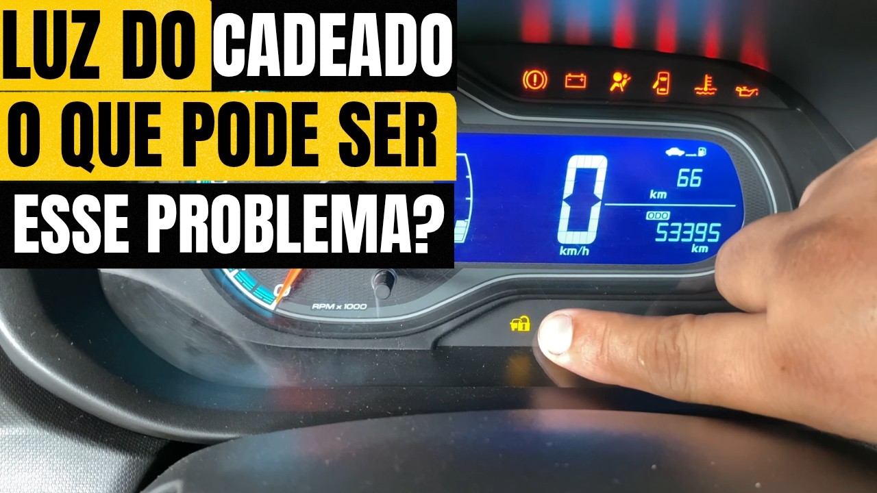 CARRO COM CADEADO ACESO PISCANDO NO PAINEL NÃO FUNCIONA DE JEITO NENHUM ONIX PRISMA COBALT CRUZE!