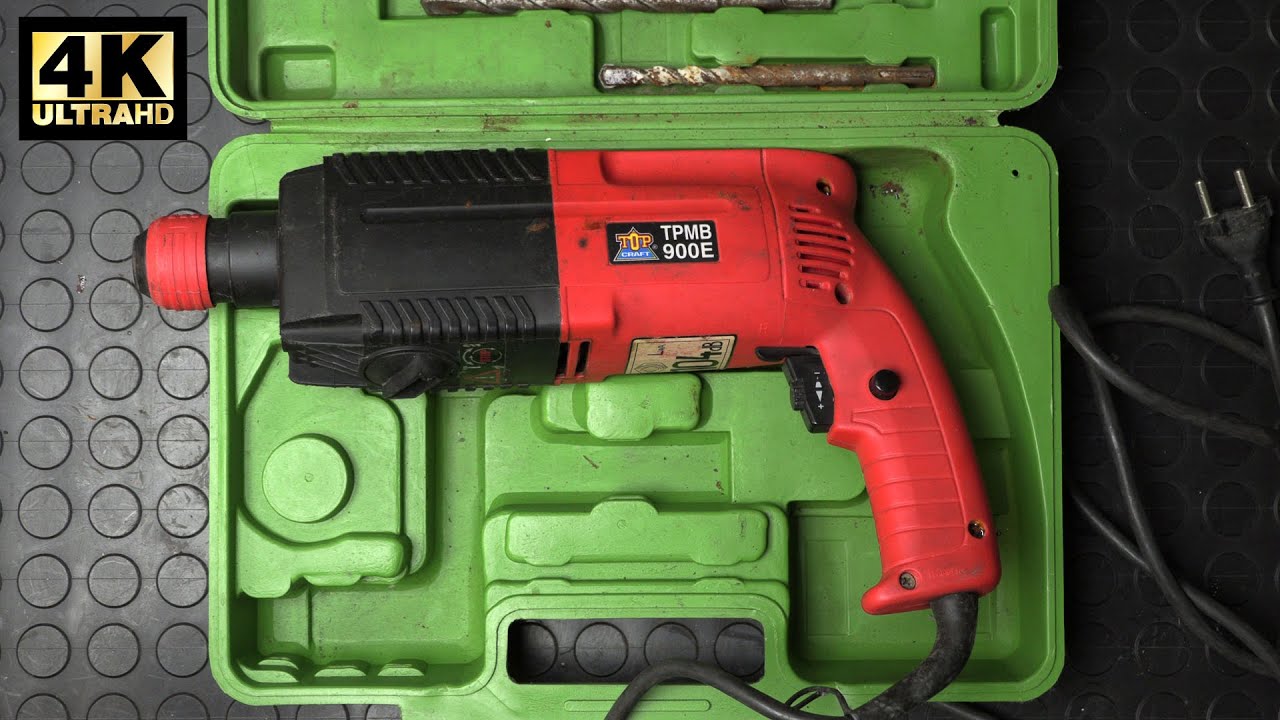 TOP CRAFT TPMB900E Bohrhammer nach Überschwemmung zerlegt