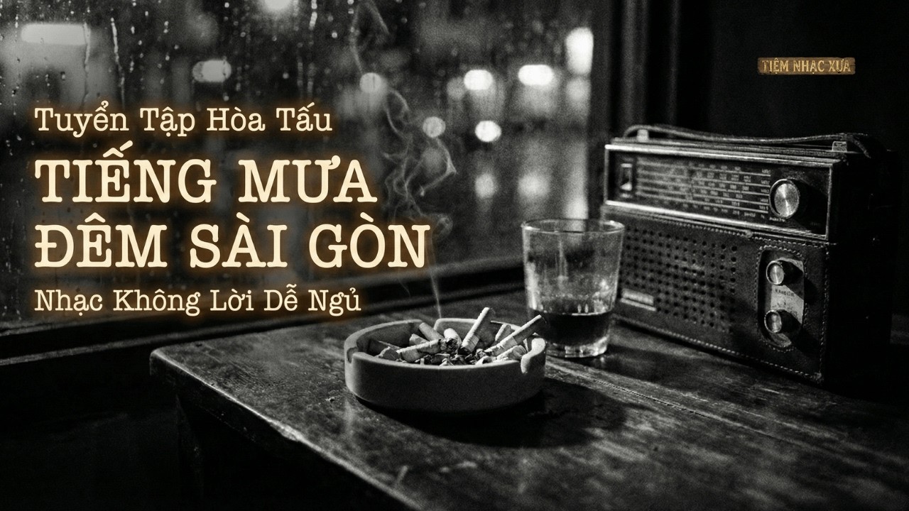 Hòa Tấu Bolero Đêm Khuya: TIẾNG MƯA ĐÊM SÀI GÒN & KHÚC TANGO CHIỀU THU | Nhạc Không Lời Dễ Ngủ