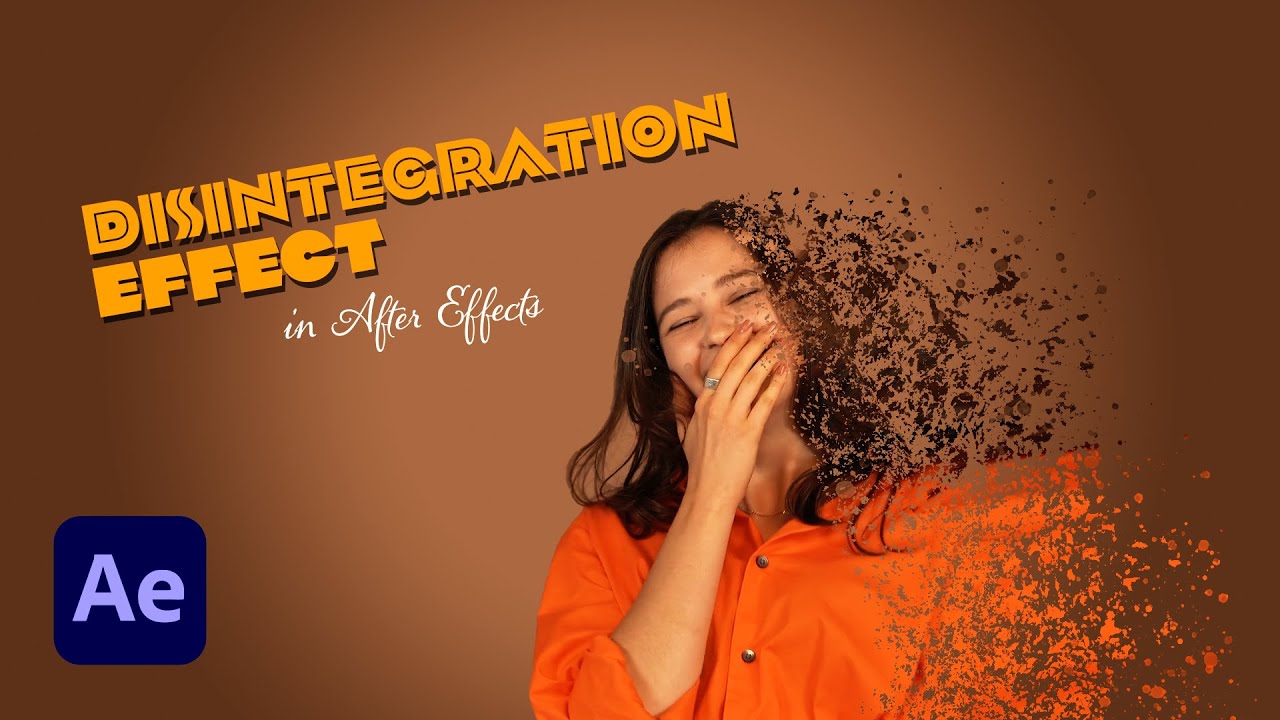 Disintegration Effect in After Effects #Tutorial