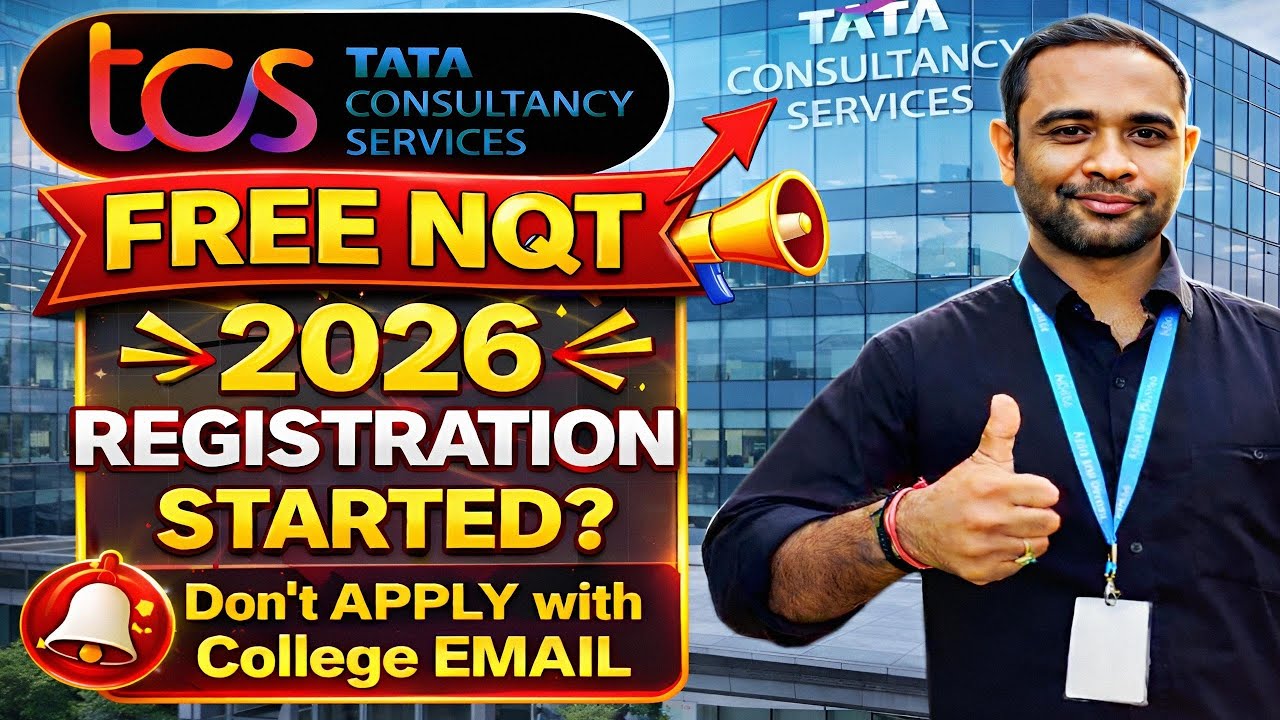 TCS Free NQT 2026 | Посмотрите это видео перед подачей заявки | Ссылка для регистрации активна? |...