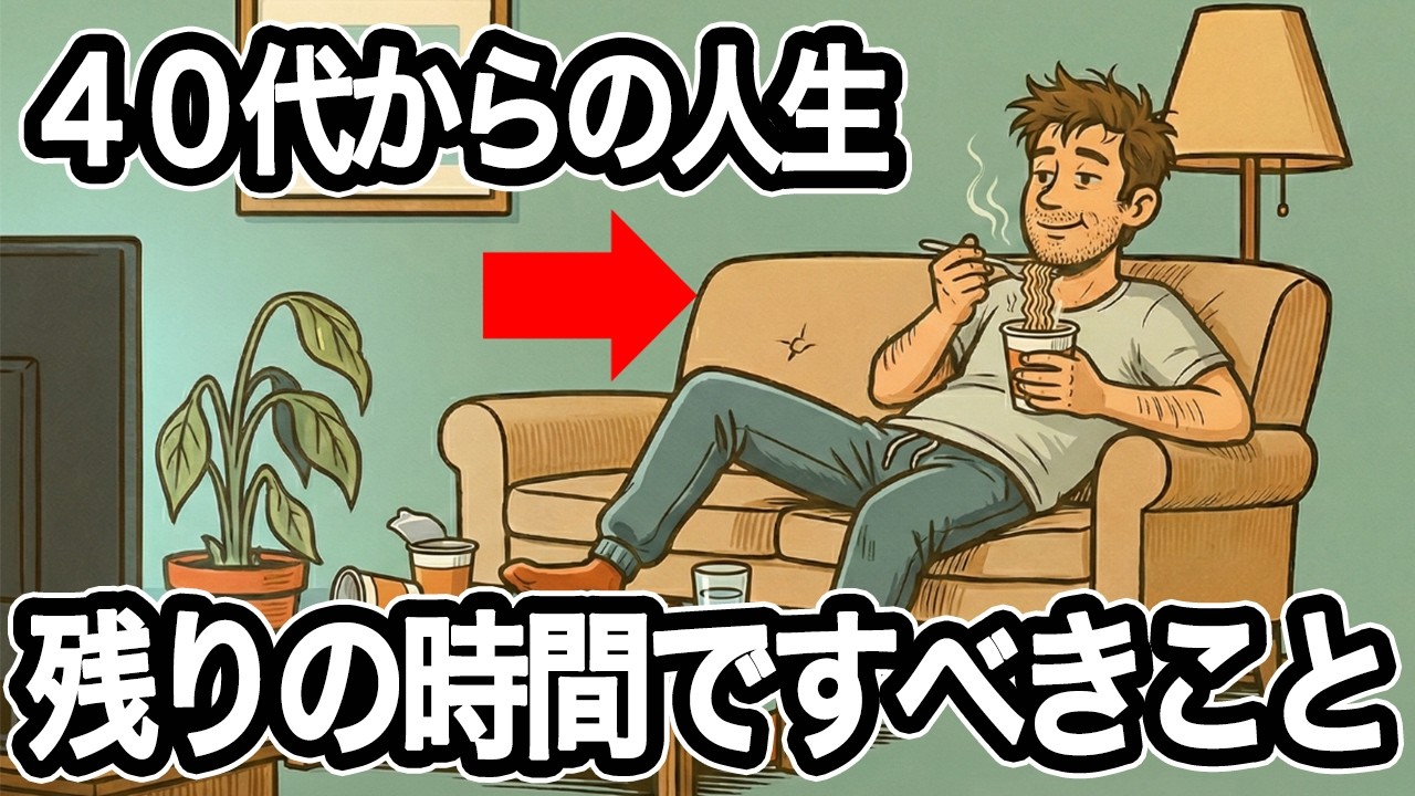 【１０年後が変わる】実は間違いだった！後悔しない、40代から始めるべき人生の選択7選！未来の自分が喜ぶ習慣とは？