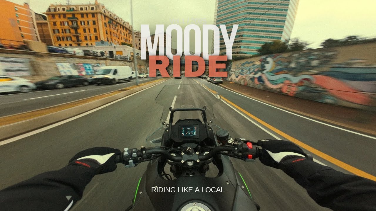 Rainy Days Bring Best City Rides! QJ Motor SRT 700X l Raw Sound [4K]