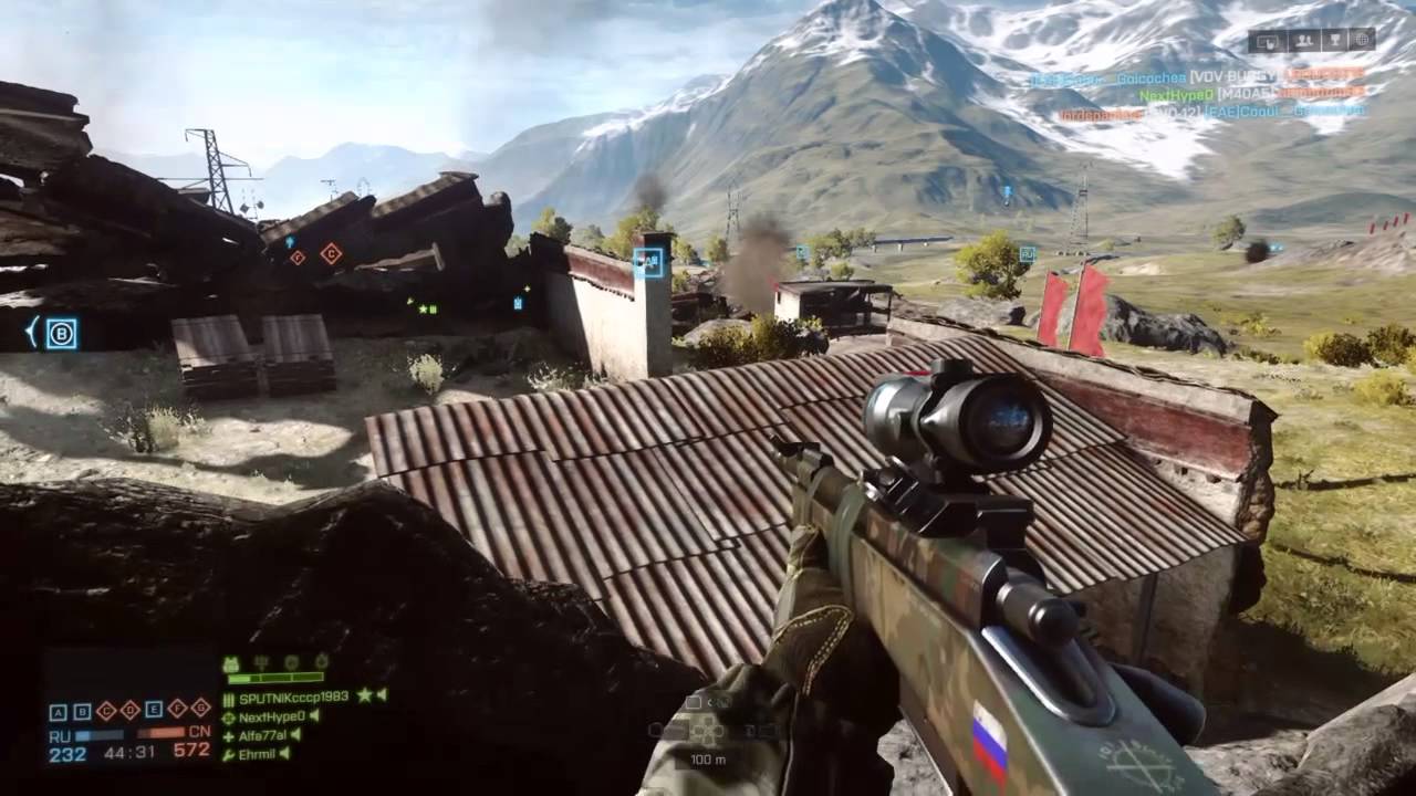 Let's Play Battlefield 4 Sniping