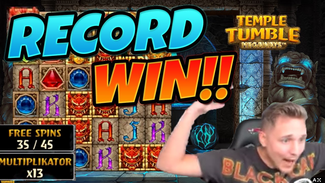 РЕКОРДНЫЙ ВЫИГРЫШ!!!!! МЕГАВЫИГРЫШ Temple Tumble - Игры казино от CasinoDaddy