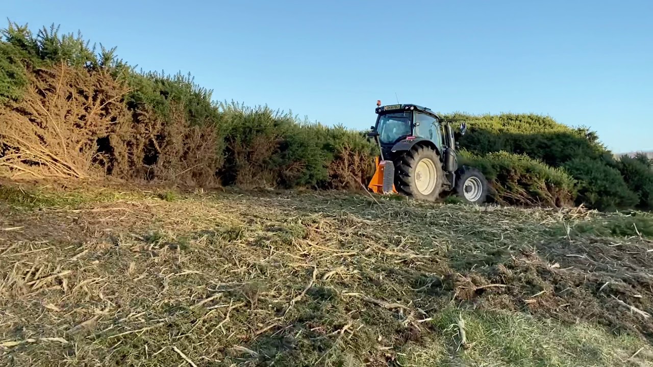 When the Valtra and Mulcher came