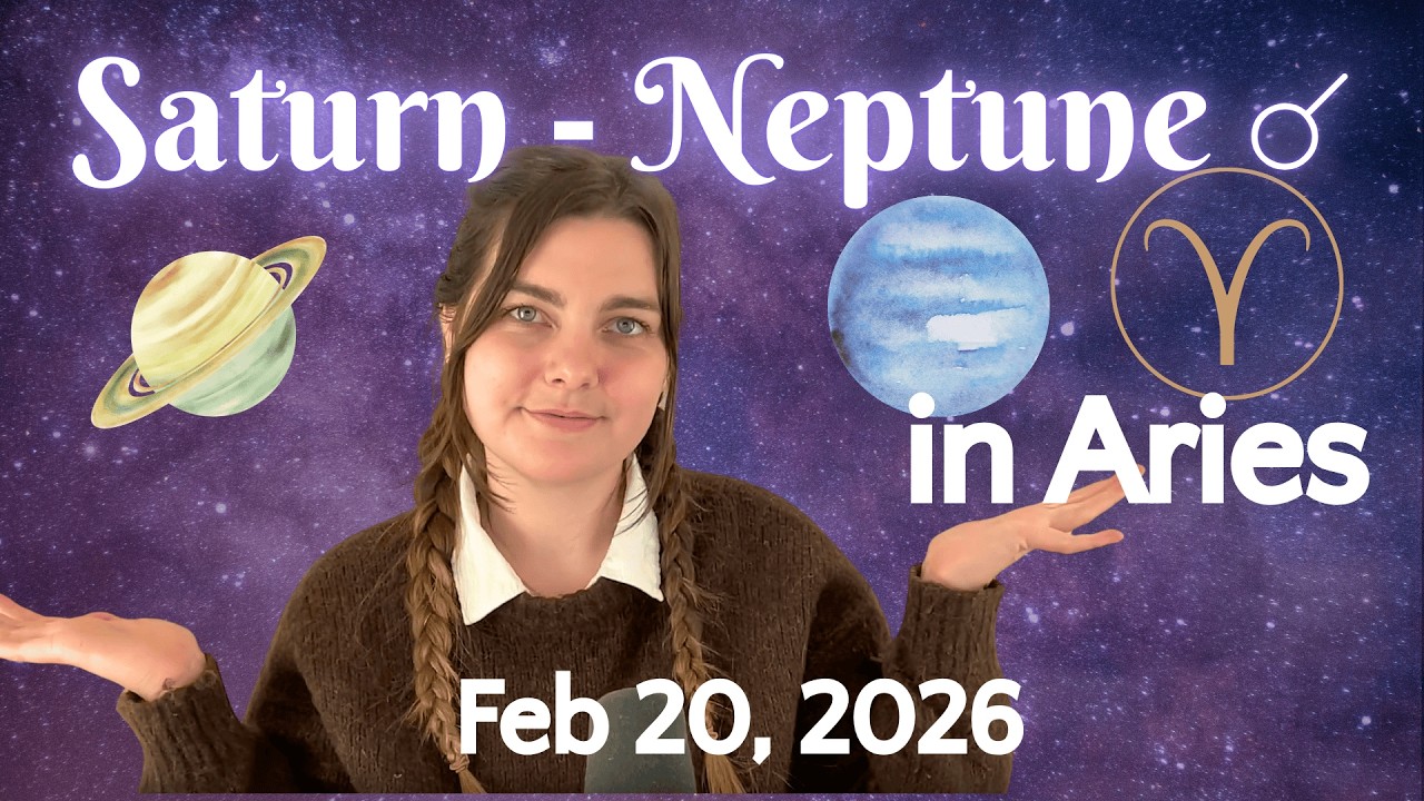 Saturn-Neptune conjunction in Aries Feb 20, 2026 - A Fresh Start 🎨 ALL SIGNS