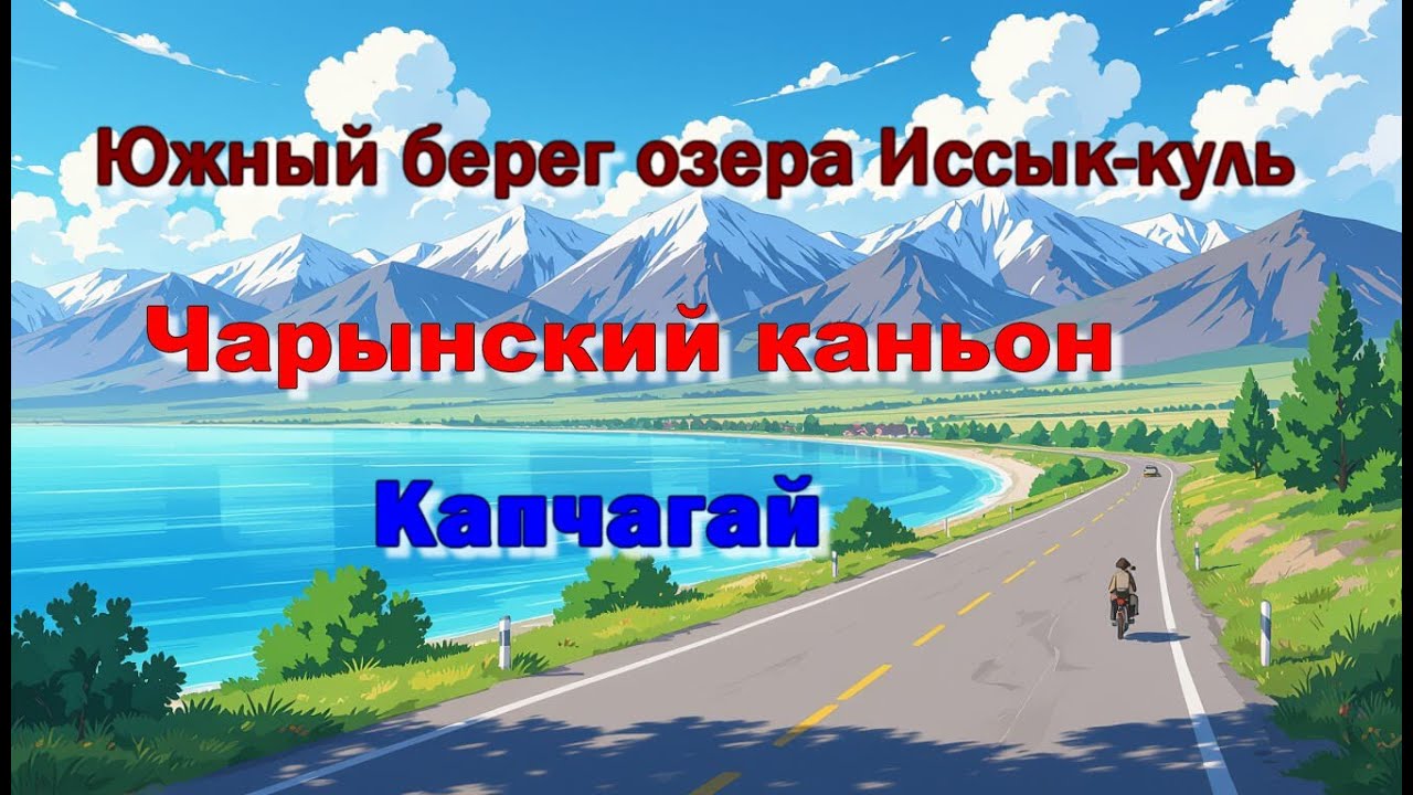 По маршруту мечты: Иссык-куль - Чарын - Капчагай!!!