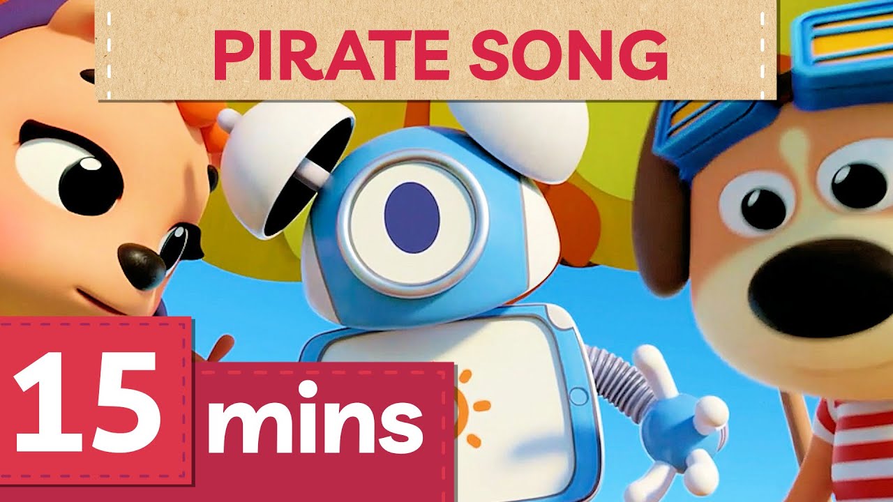 Pirate Song for Kids - 15 Minutes Woof and Joy - Children's Music