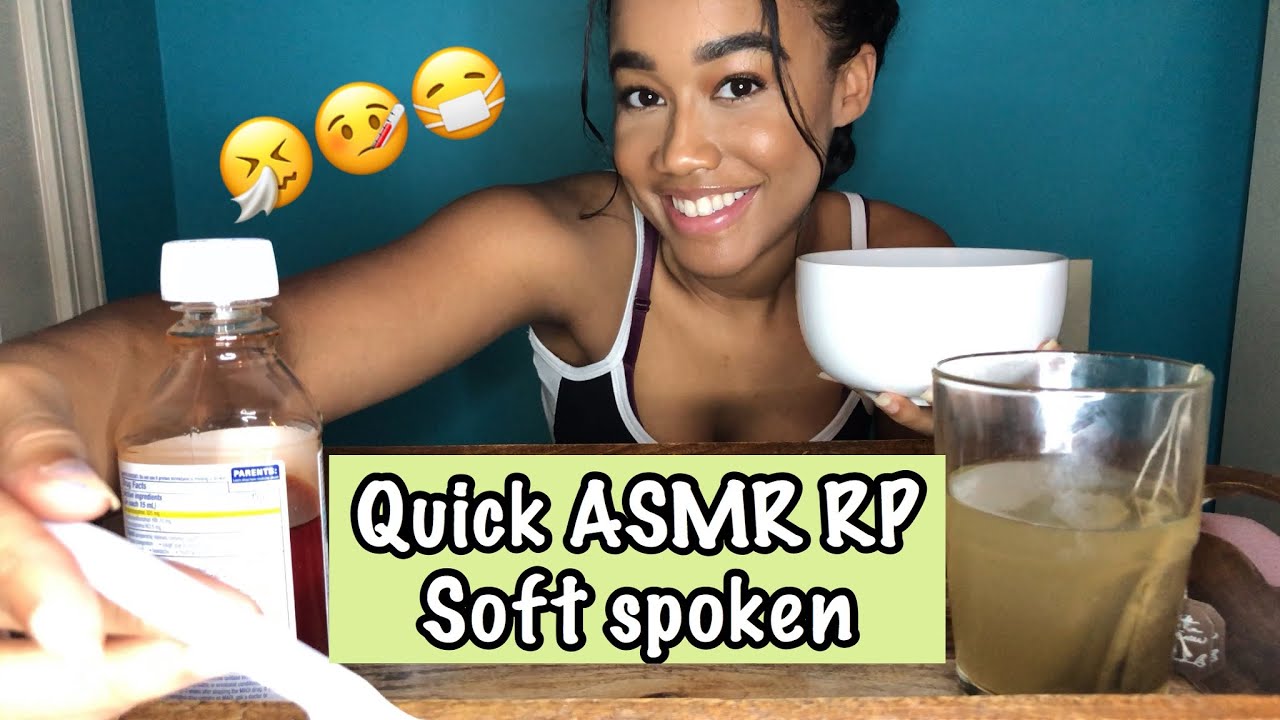 ASMR RP Girlfriend takes care of you while you’re sick (quick RP, soft spoken)