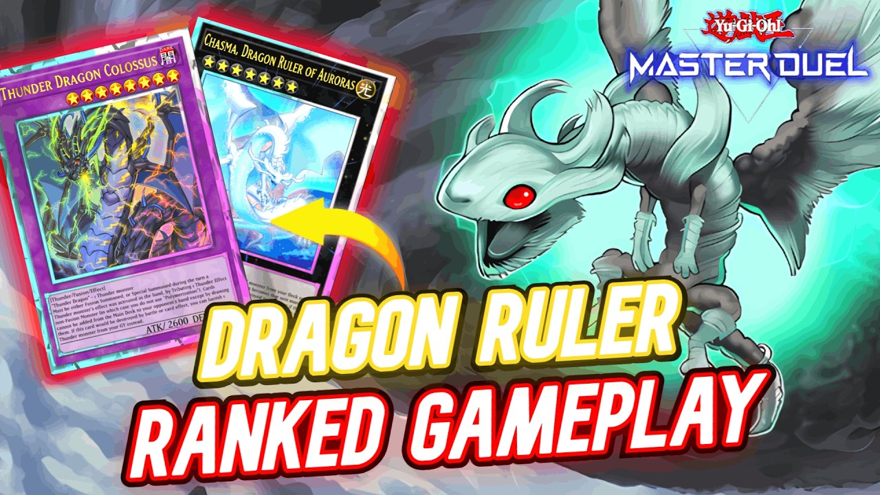 DRAGON RULER Gameplay: Climbing The Ranked Ladder!! [Yu-Gi-Oh! Master Duel]