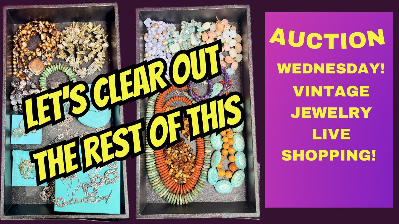 Vintage Jewelry Auction! Clearing Out Aladdins Cave Of Myth & Wonder!