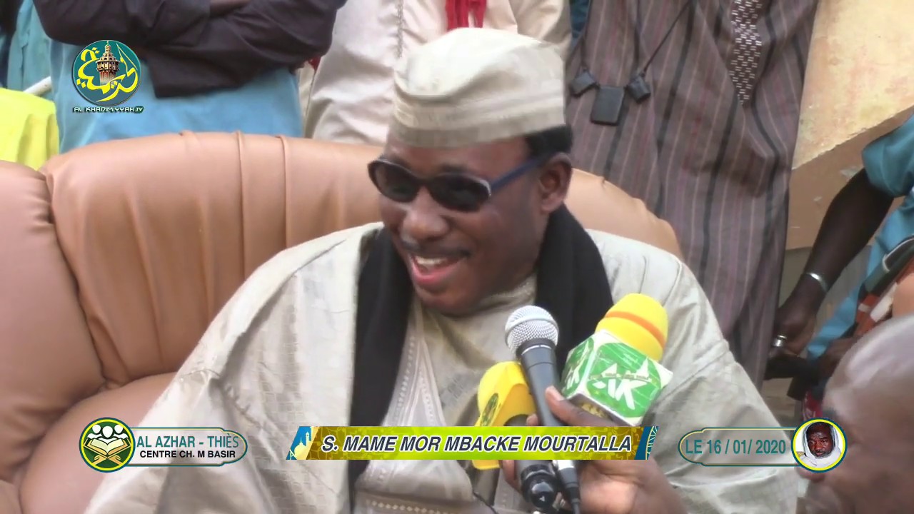 Thiès: Discours de Serigne Mame Mor MBACKE ibn Serigne Mourtalla (16 Janvier 2020)