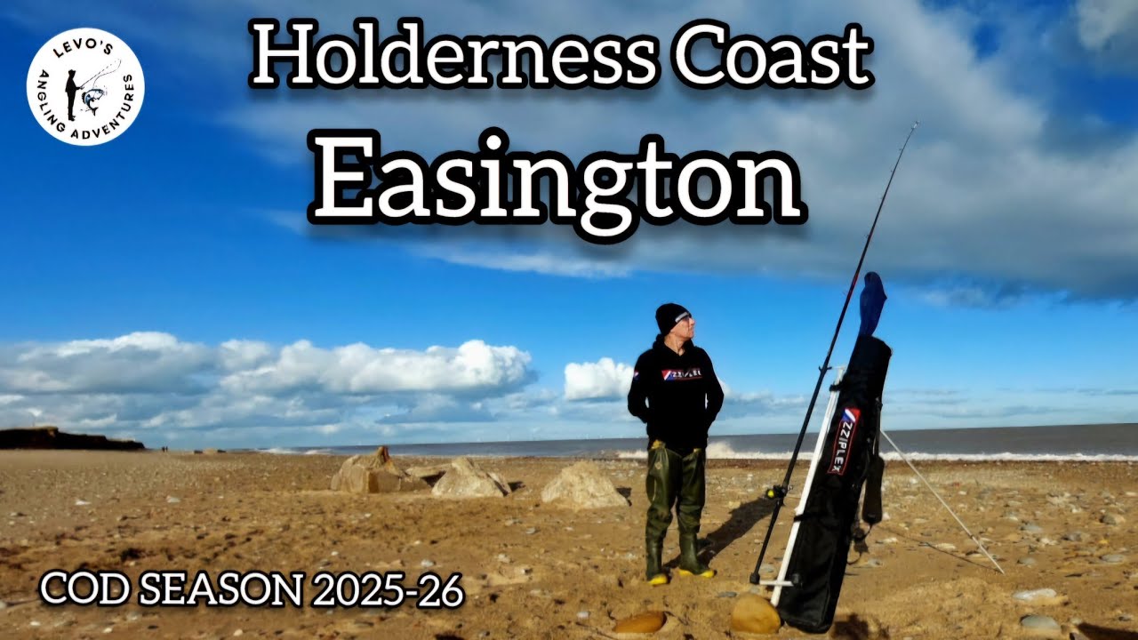 Sea Fishing UK 2025 | Cod Season 2025-26 #vlog 3 on the Holderness Coast 