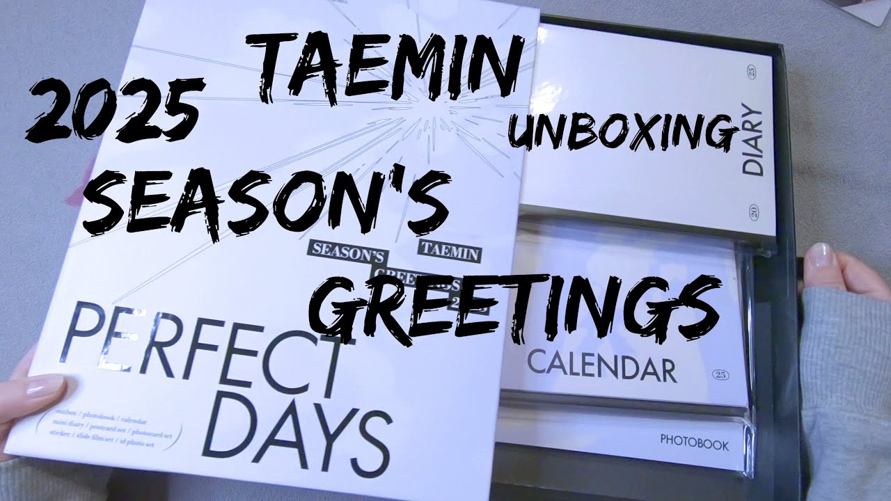 ИДЕАЛЬНЫЕ ДНИ С ТЭМИНОМ! Taemin Season's Greetings 2025 - Perfect Days unboxing | kpop | распаковка