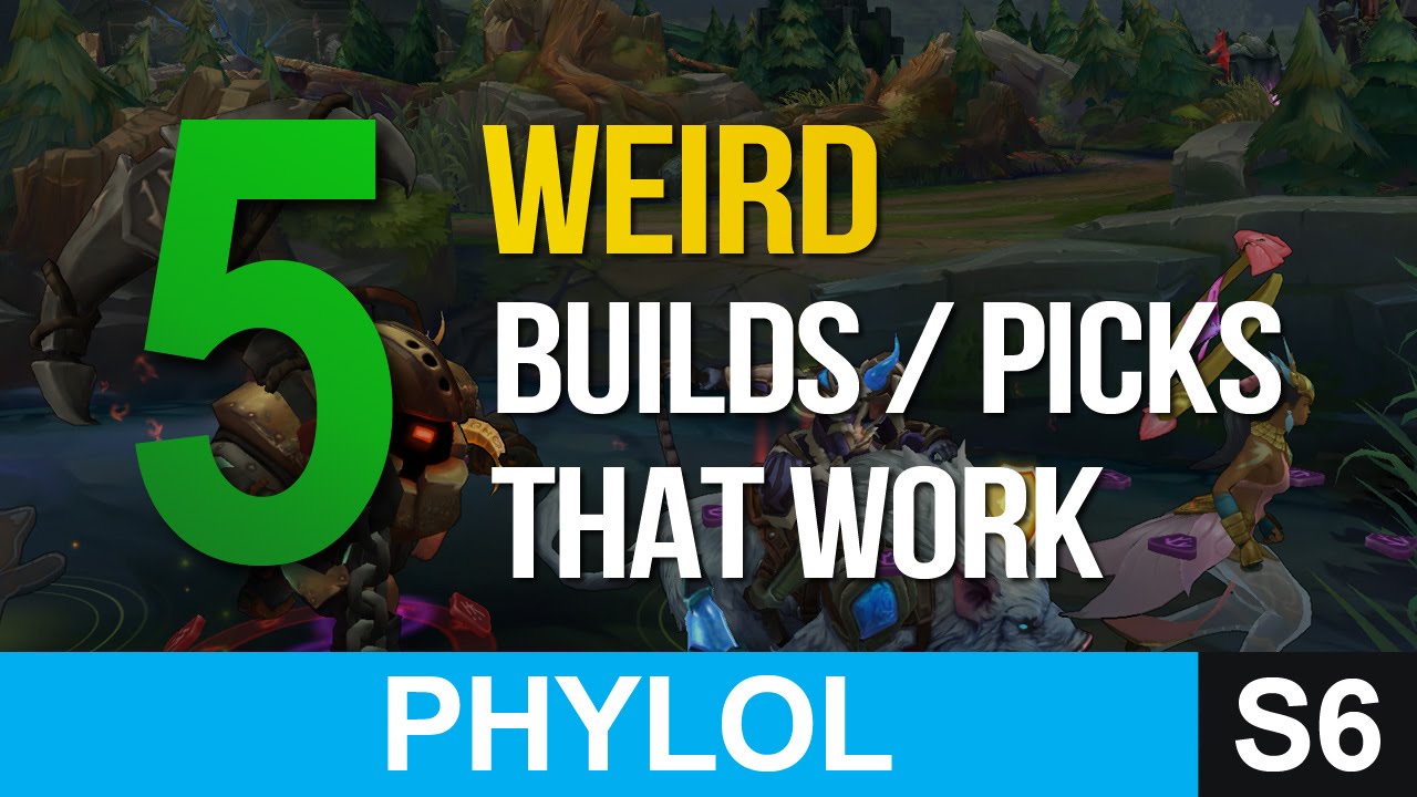 5 WEIRD Builds / Picks that actually work - League of Legends