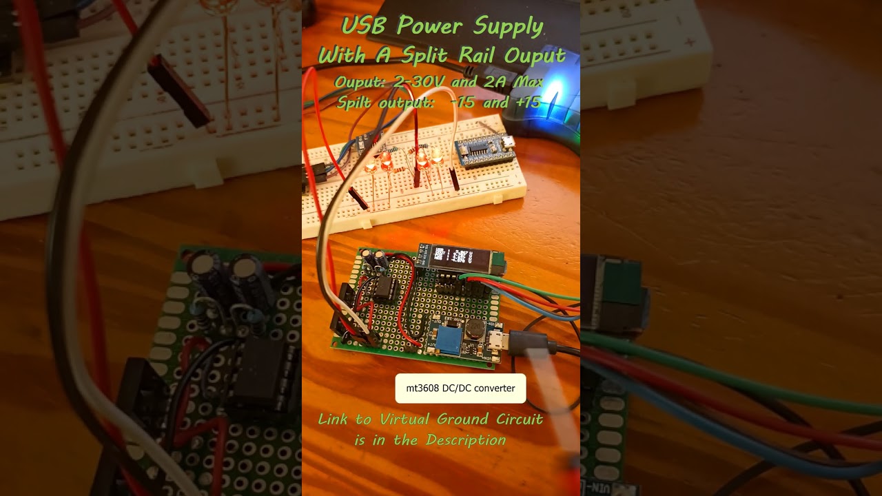 USB Power Supply Update - With Split Rails Output