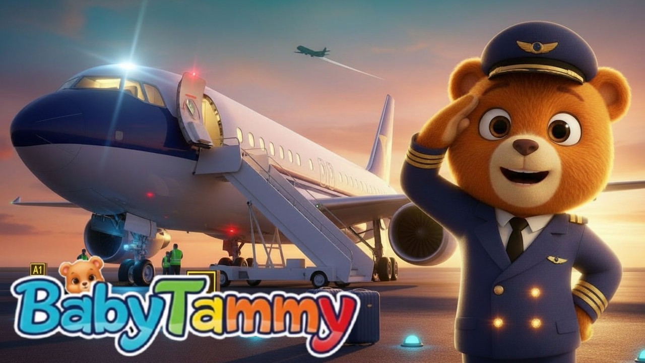 Airplane Flying Song - Baby Tammy Is A Pilot | Kids Songs & Nursery Rhymes | Baby Tammy