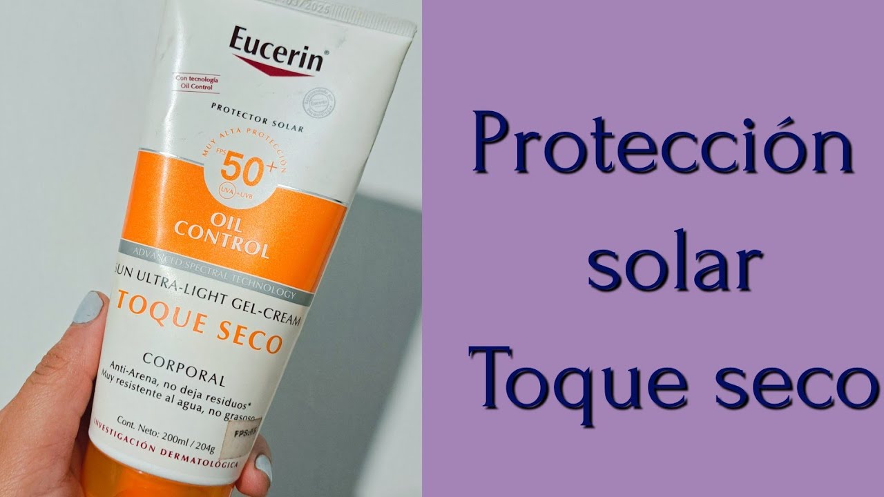 ✅️Reseña Eucerin corporal Toque seco|| Protector solar