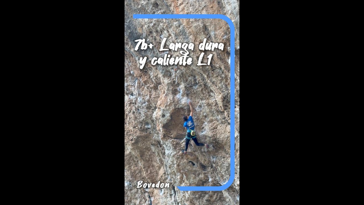 Larga, dura y caliente 7b+ Bovedon, Gandia, Spain #escalada #climbing #wspinanie #wspinaczka #spain