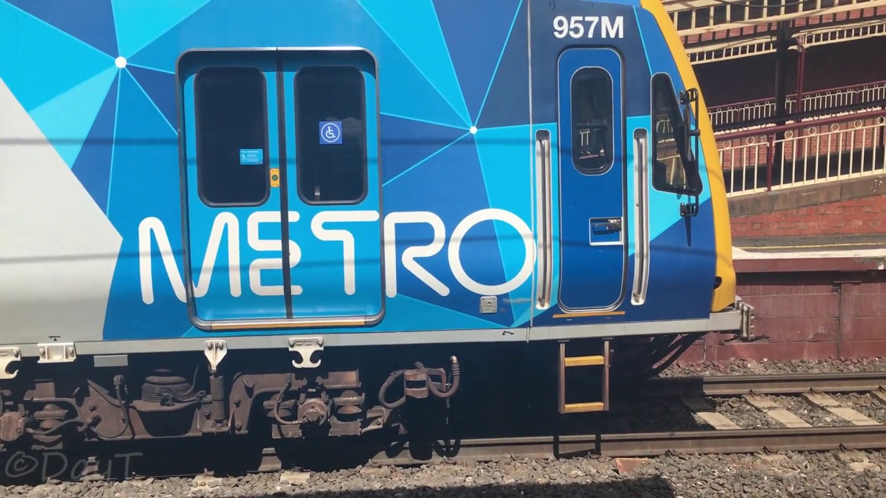 Alstom X'Trapolis 100 - Metro Trains Melbourne - Departing South Yarra to Frankston