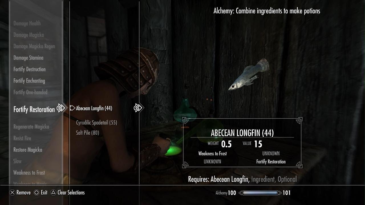 Skyrim Fortify restoration Glitch Still Working 4/9/24