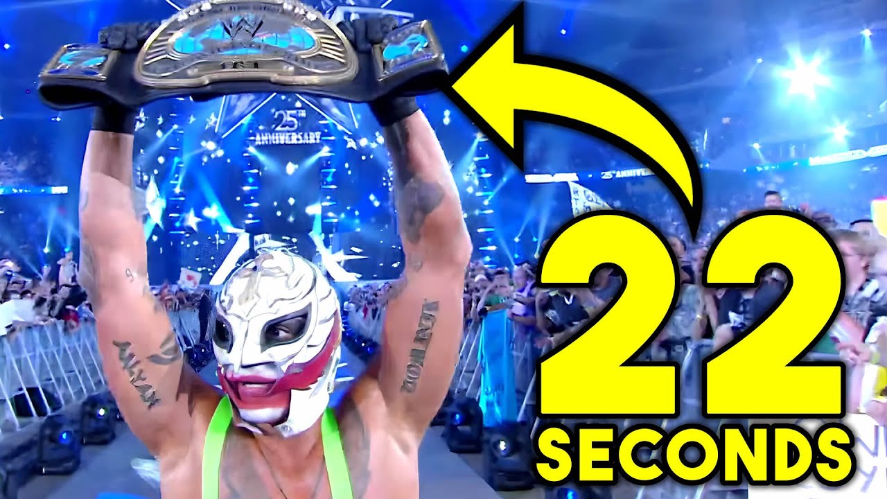 10 самых коротких матчей WWE WrestleMania за всю историю