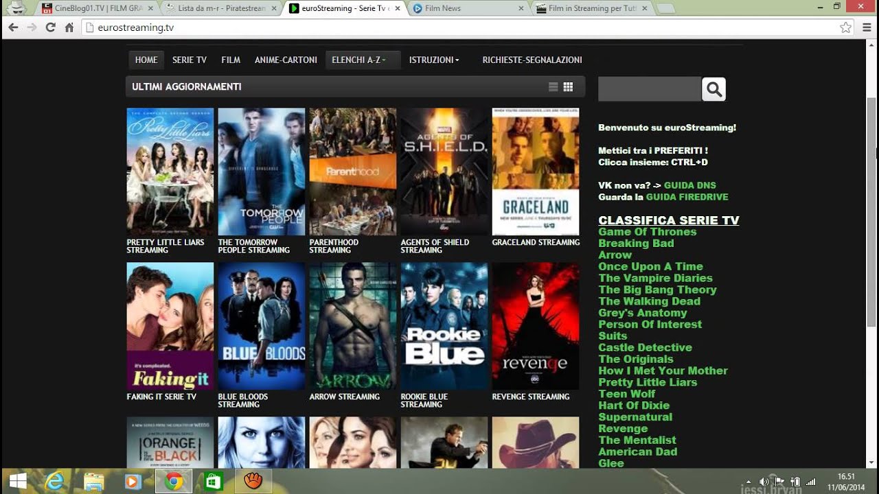 I miei 5 migliori siti di streaming gratis (naturalmente)