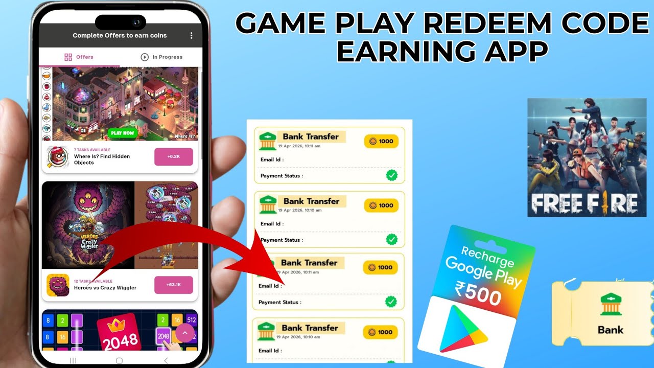 GAMES PLAY MONEY EARNING APP TAMIL | NEW APP TODAY | GOOGLE PLAY CARD APP