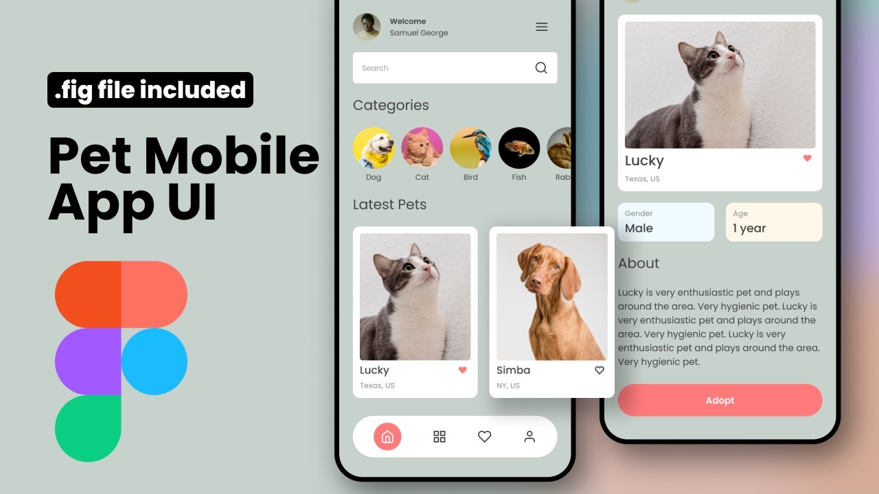 How to Design a Pet App UI in Figma (Beginner-Friendly)