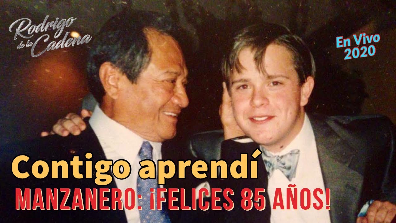 Contigo aprendí • Rodrigo De La Cadena ¡En los 86 años de ARMANDO MANZANERO! En Vivo desde La Cueva