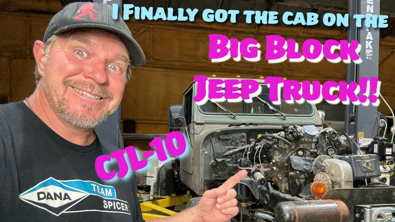Dirt Daily.  Dropping the Cab on the CJL-10, and Big Block Problems