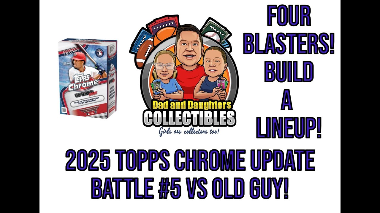 Наборы Topps Chrome Update Blaster Boxes 2025 x4 - Битва за коробку №5 против @OldGuyWithACameraA...
