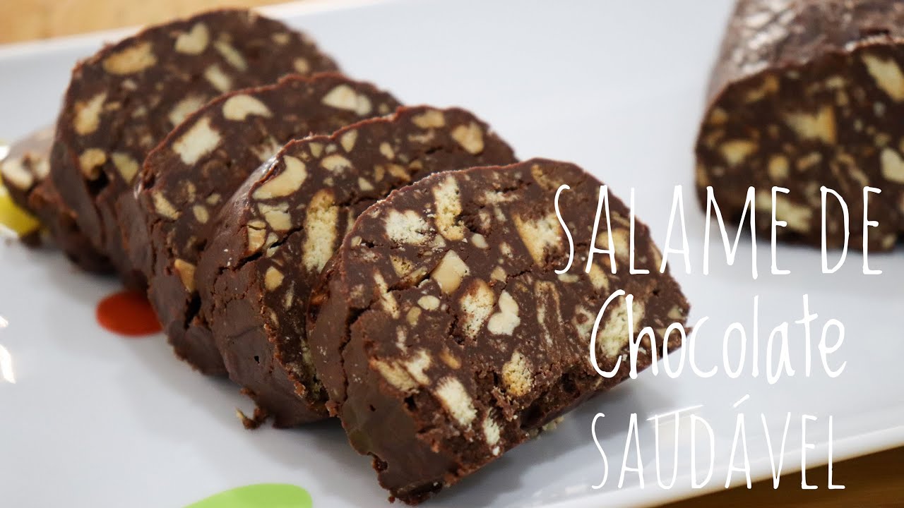Receita de Salame de Chocolate | Versão mais Saudável!