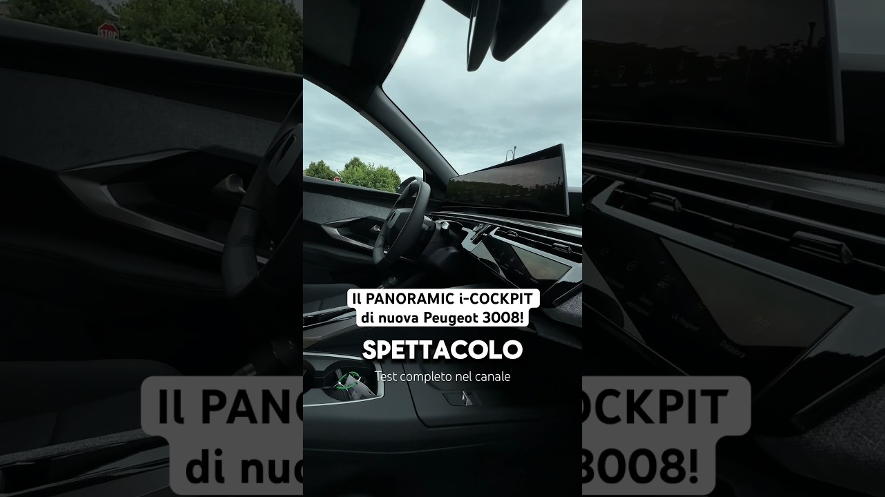 Una PLANCIA SPETTACOLARE! Panoramic i-Cockpit Peugeot 3008 Hybrid 2024