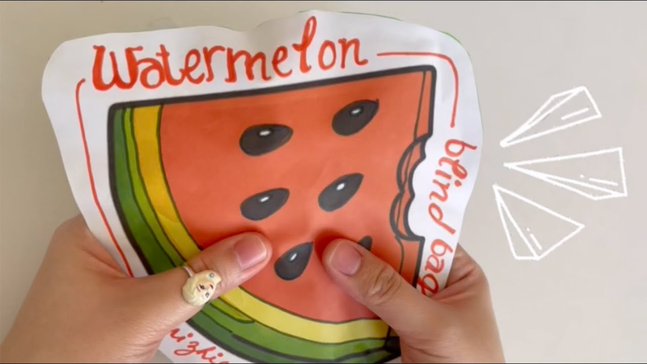 Watermelon blind bag 🎀Paper DIY🎀 | CHRiZHiE
