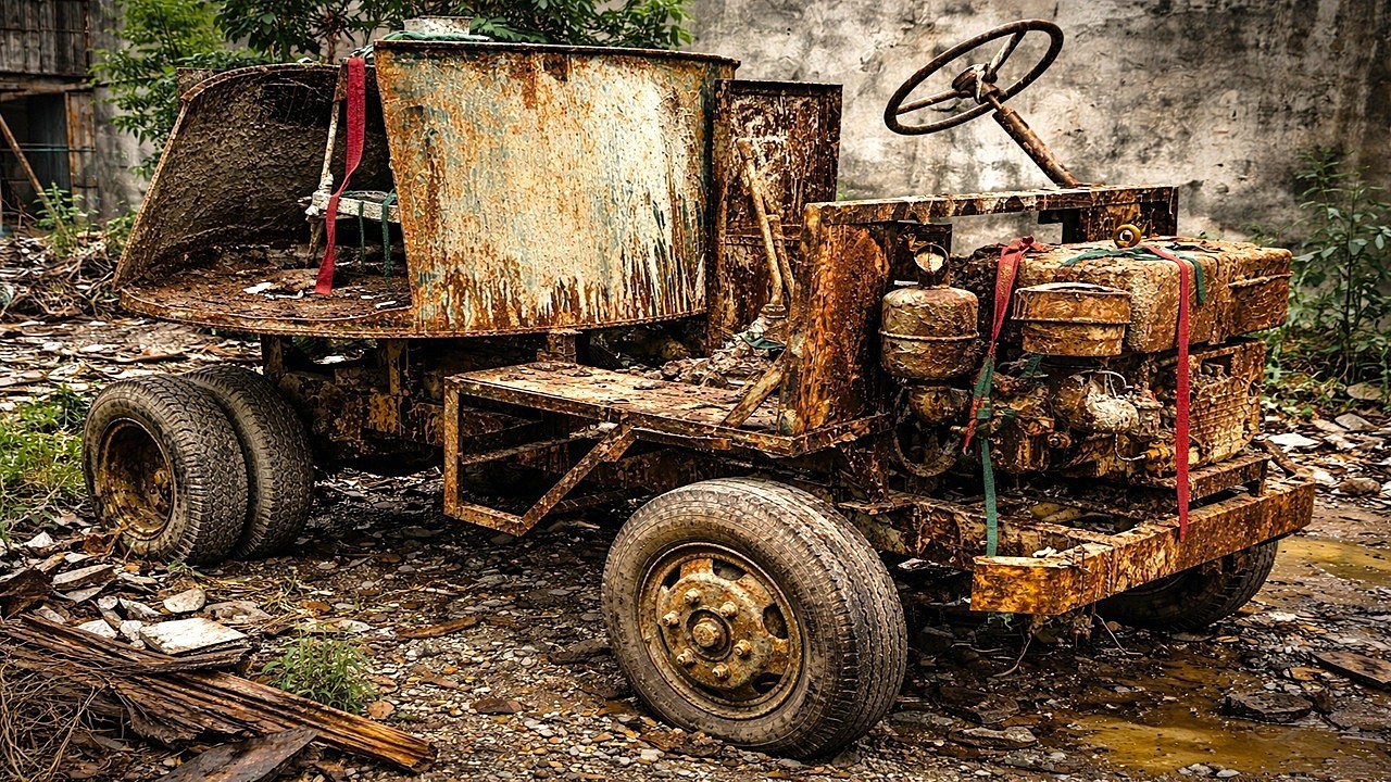 Ultimate Restoration of an Abandoned Rusted Concrete Mixer Truck | Full Rebuild from Total Ruin