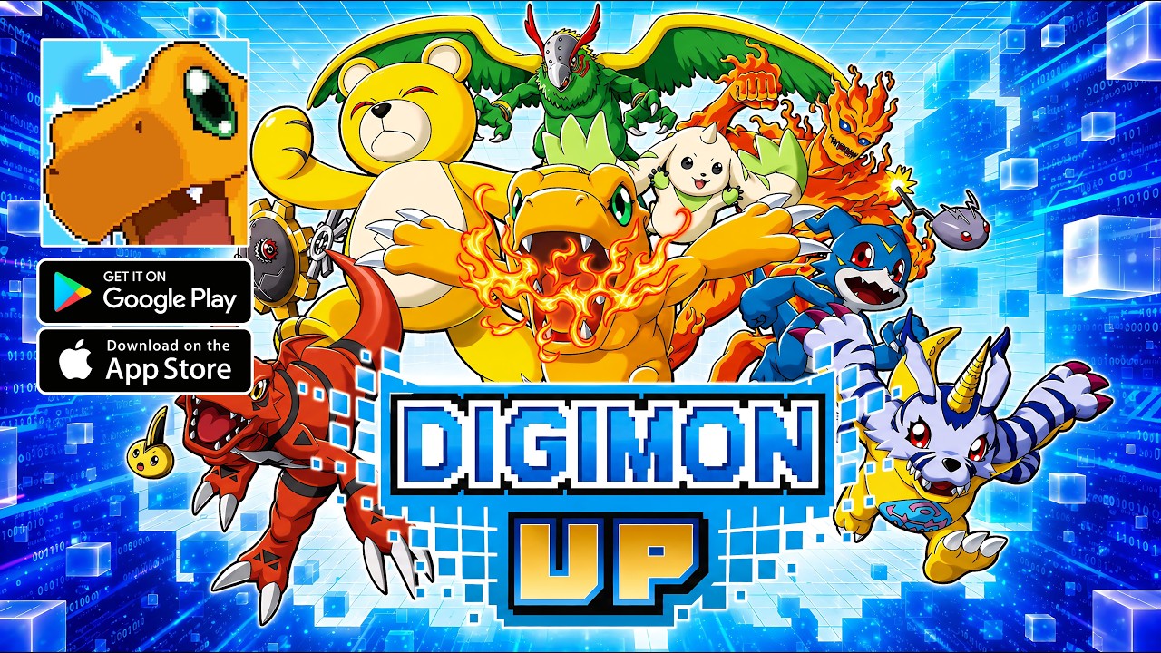 DIGIMON UP Gameplay - Official Launch RPG (Android/iOS)